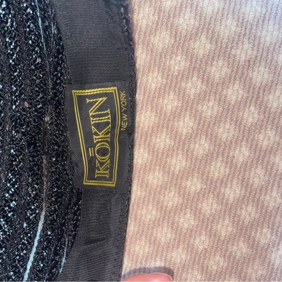 Kokin Black and Brown Patterned Beret - Picture 2 of 6